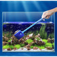 Aquarium Algae Scraper - Double Sided, Long Handle Scrubber for Acrylic and Glass Aquariums - Blue