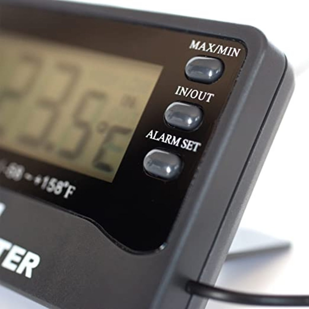 ETI Digital Aquarium Thermometer with MinMax Alarm Labyrinth Aquatics