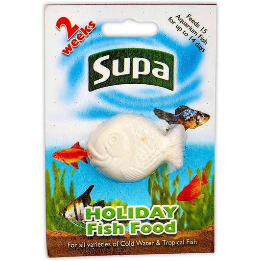 Supa 2 Week Holiday Fish Food Block