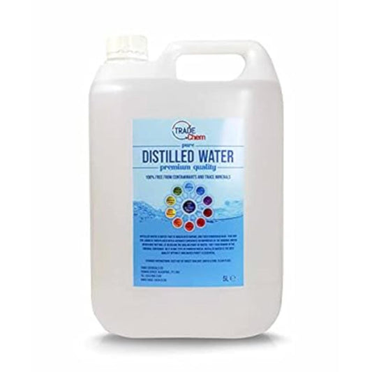 Distilled Water - 100% Ultra Pure Water (5L) - Trade Chem